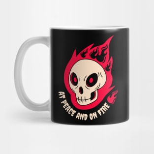 At peace and on fire Mug